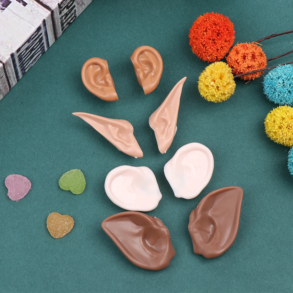 Toy Ears Toy Blyth Doll Accessories No Doll Icy White Natural Only Tan Dark Ears Artificial Toys Super Black Skin Dolls