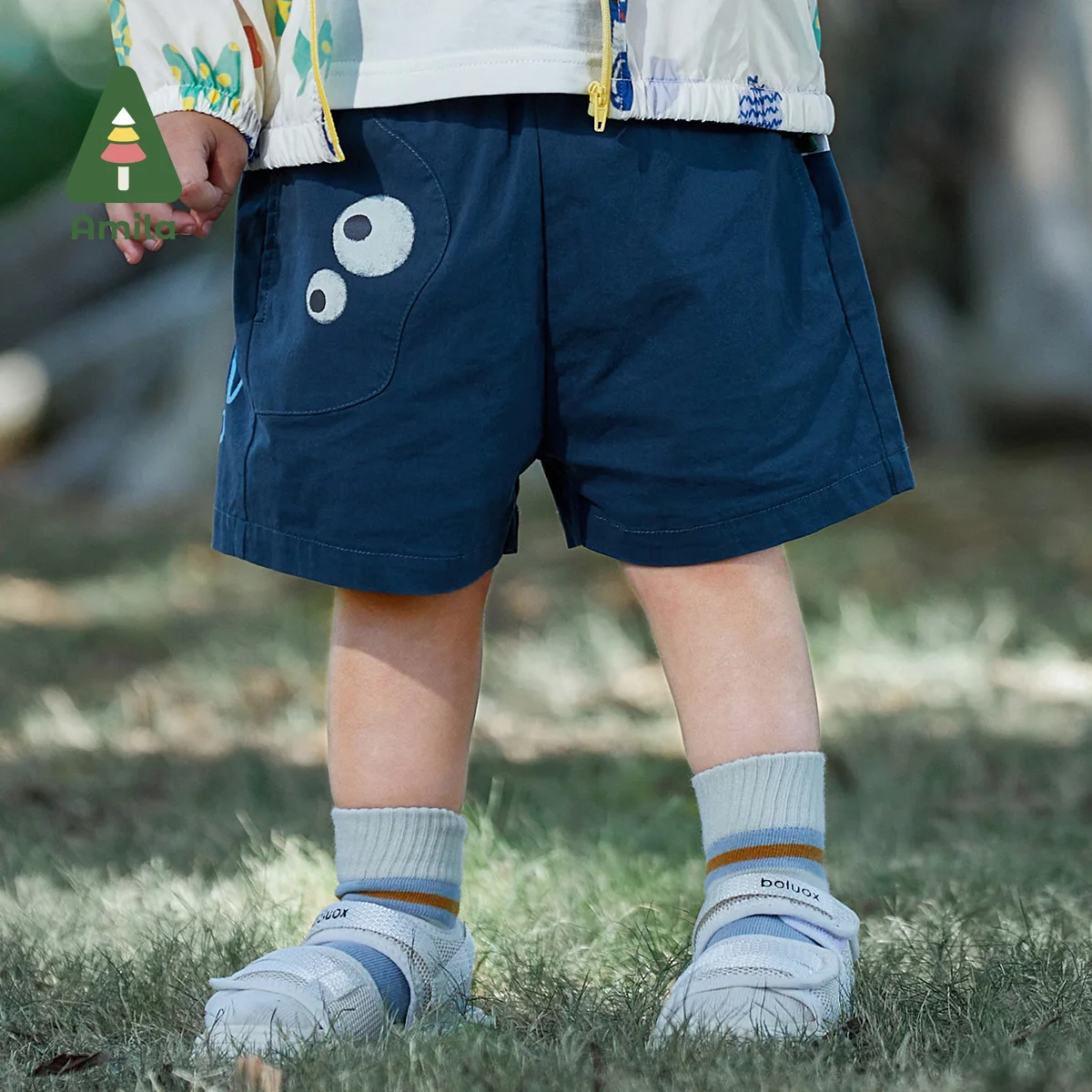 Amila Baby Boy Shorts Summer New Cotton Cute Fun Styling Casual Fashion All-match Bottoms Children Clothes Pants 0-6Y