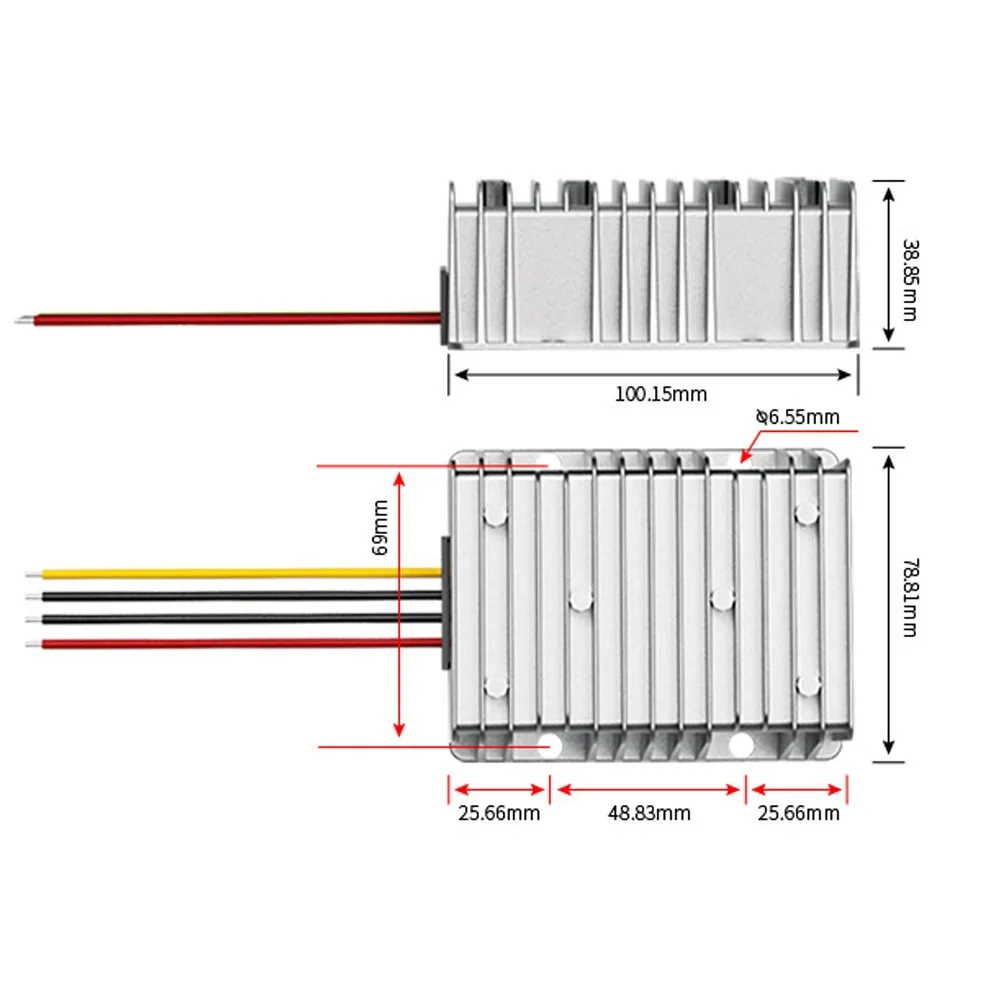 차량용 DC 벅 컨버터, 스텝 다운 전압 변압기, 36V 48V 24V 레귤레이터, 30A, 5A, 15A, 10A, 20A, 3A, 40A, DC DC-DC