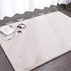 Modern Home Decor Artificial Rabbit Carpet Living Room Soft Fluffy Plush Rugs Children Bedroom Mat Non-slip Faux Fur Carpet Gray 6