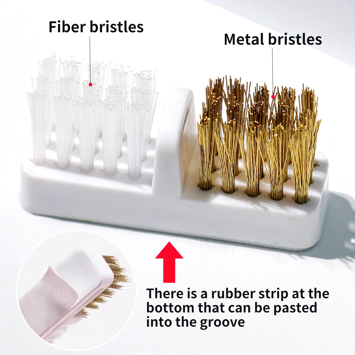 2IN1 Nail Polishing Head Cleaning Dust Display Box 30 Holes Nail Polish Head Organizer Acrylic Portable Organizer Dustproof Nail Art Tool