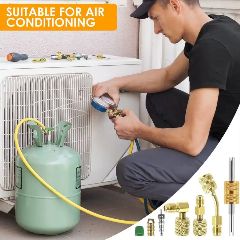 Adattatore R410a 5/16 A SAE 1/4 - Per Condizionatori Mini Split E HVAC - Foto 3