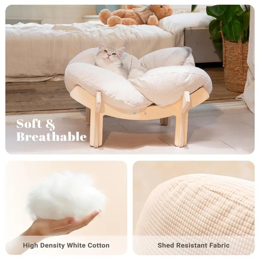 Elevated cat bed image 3
