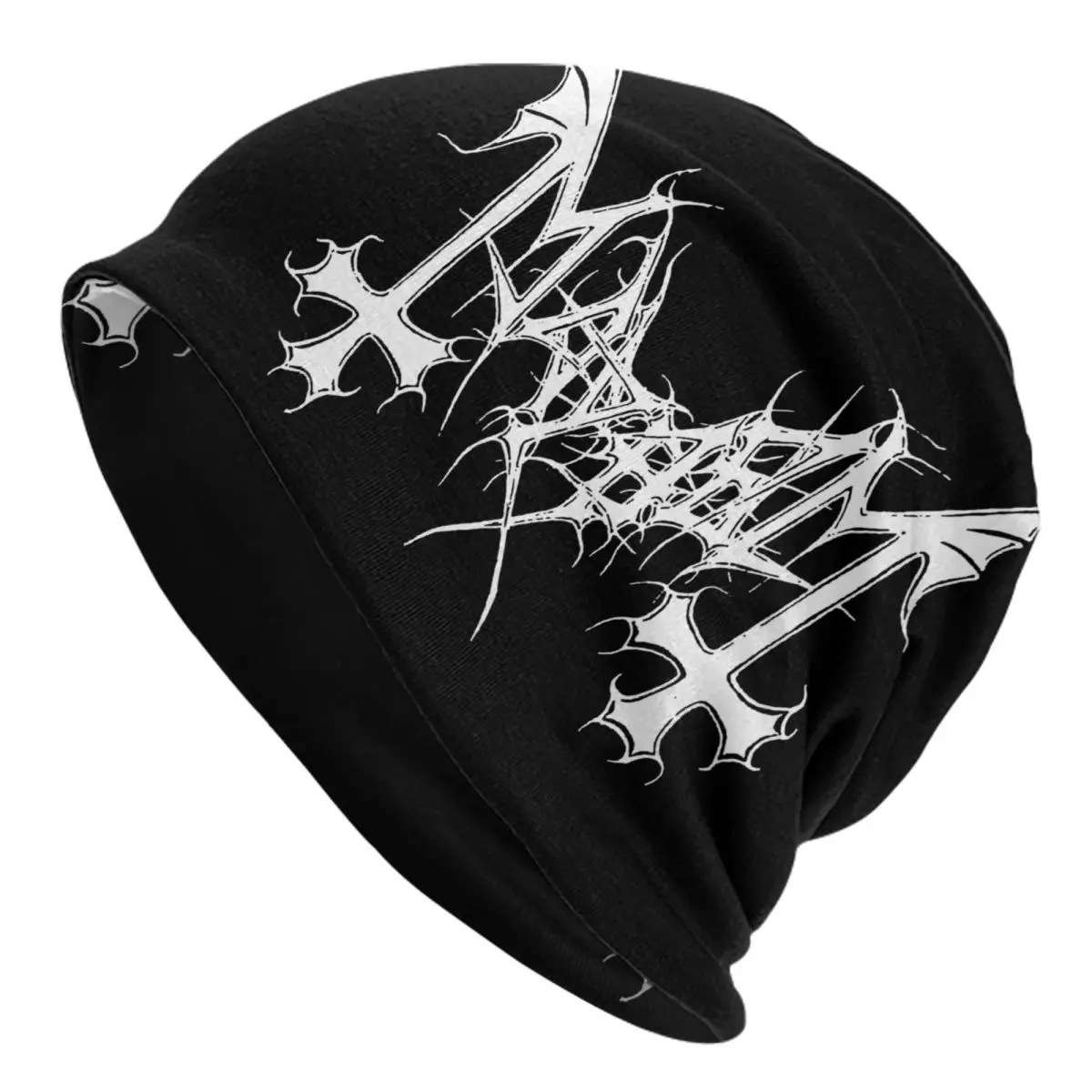 

Mayhem Death Metal Bonnet Hat Knit Hat Hip Hop Outdoor Music Band Skullies Beanies Hat Unisex Warm Thermal Elastic Caps