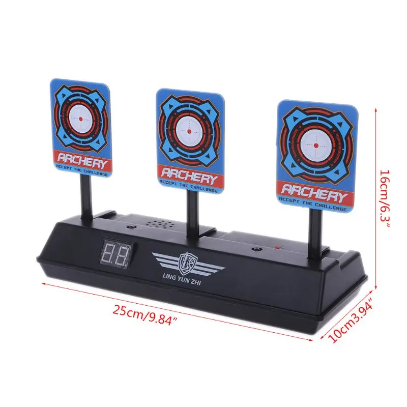 Intelligent Auto Reset Electronic Scoring Target for Nerf Series Light Sound Scoring Target Toy 6