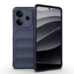 Liquid Silicone Shockproof Soft Skin Case, Phone Cover, Protective Coque - Honor X9c Smart (Dark Blue)