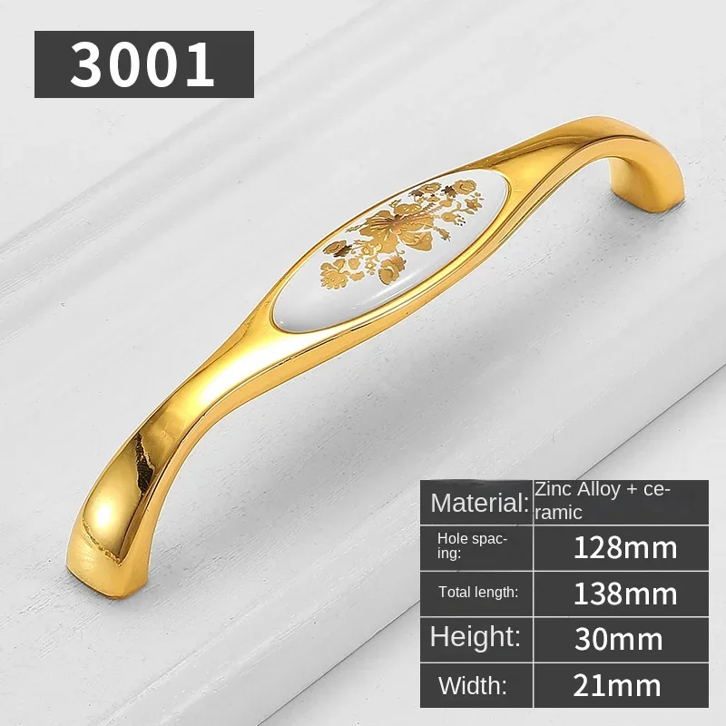 3001-128-Gold Flower