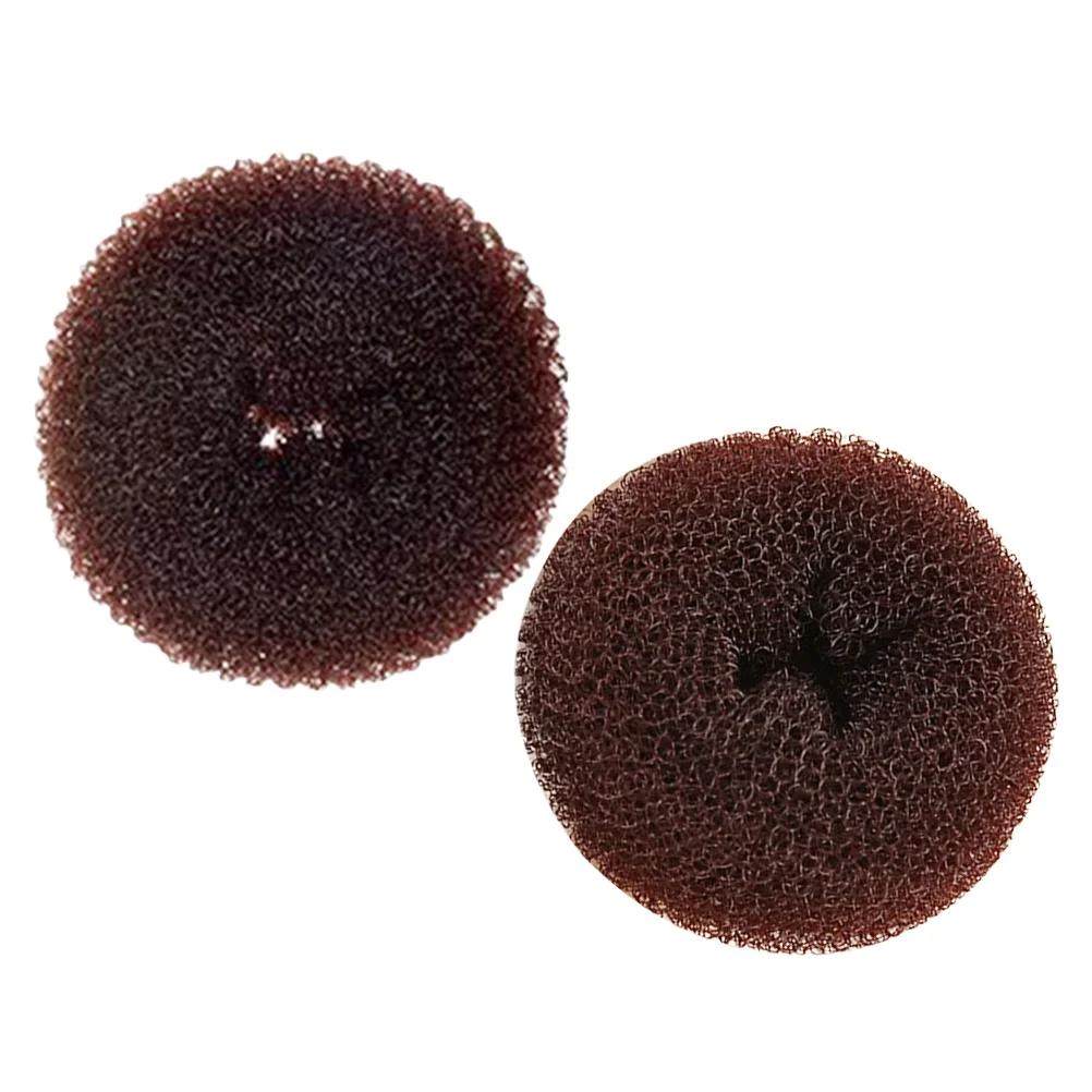 2Pcs Hair Bun Maker Styler Accessories for Women Donut Hairstyle Shaping Tool Material Perfect for Parties Weddings
