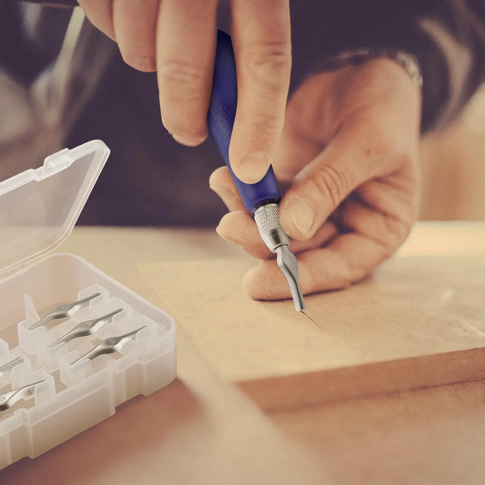 Craft Linoleum Cutter Kit Carving Tools 5