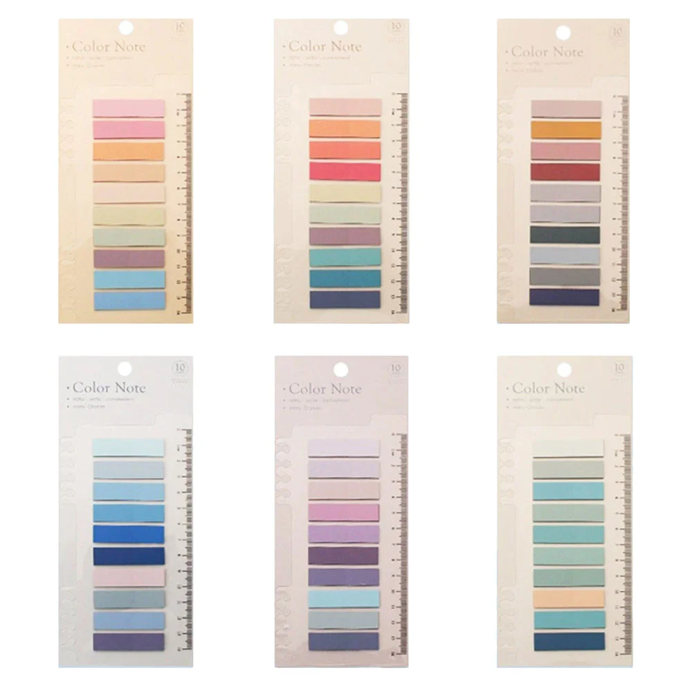 

6 книг удобных липких вкладышей, портативные маркеры для страниц, бытовая фотография