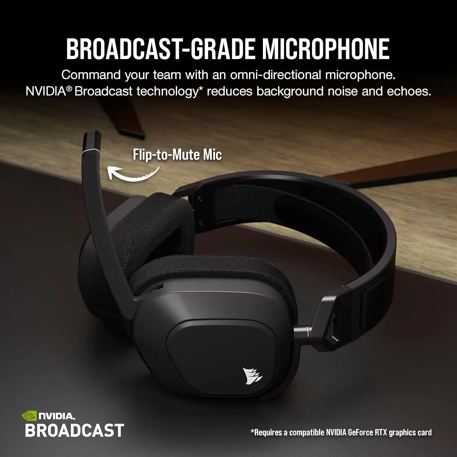 Corsair HS80 MAX Wireless Multiplatform Gaming Headset with