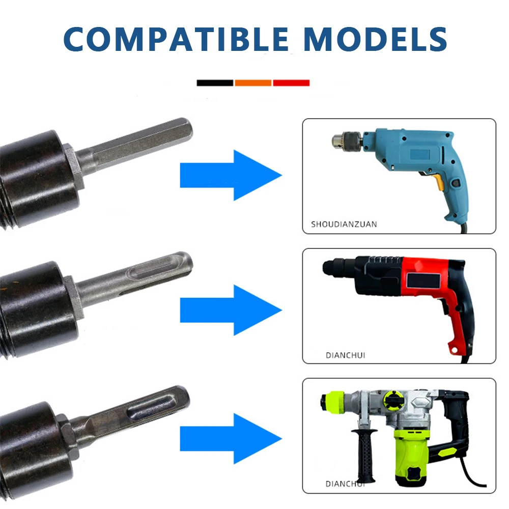 Firewood Chop Wood Drill Bit Small Electric Hammer Broken Splitting Cone Log Splitters Wood