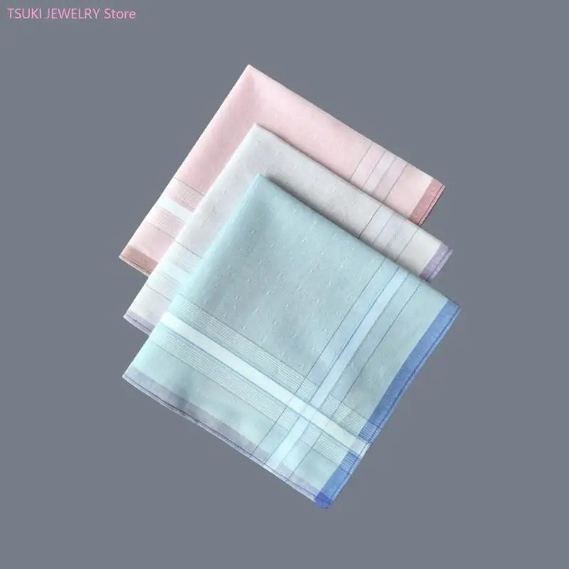 62KE 29 x 29 Turban-Taschentuch, Unisex, Gesichtstuch, Schweißtücher, Bandanas, Taschentücher, 6 Stück – Detail 7