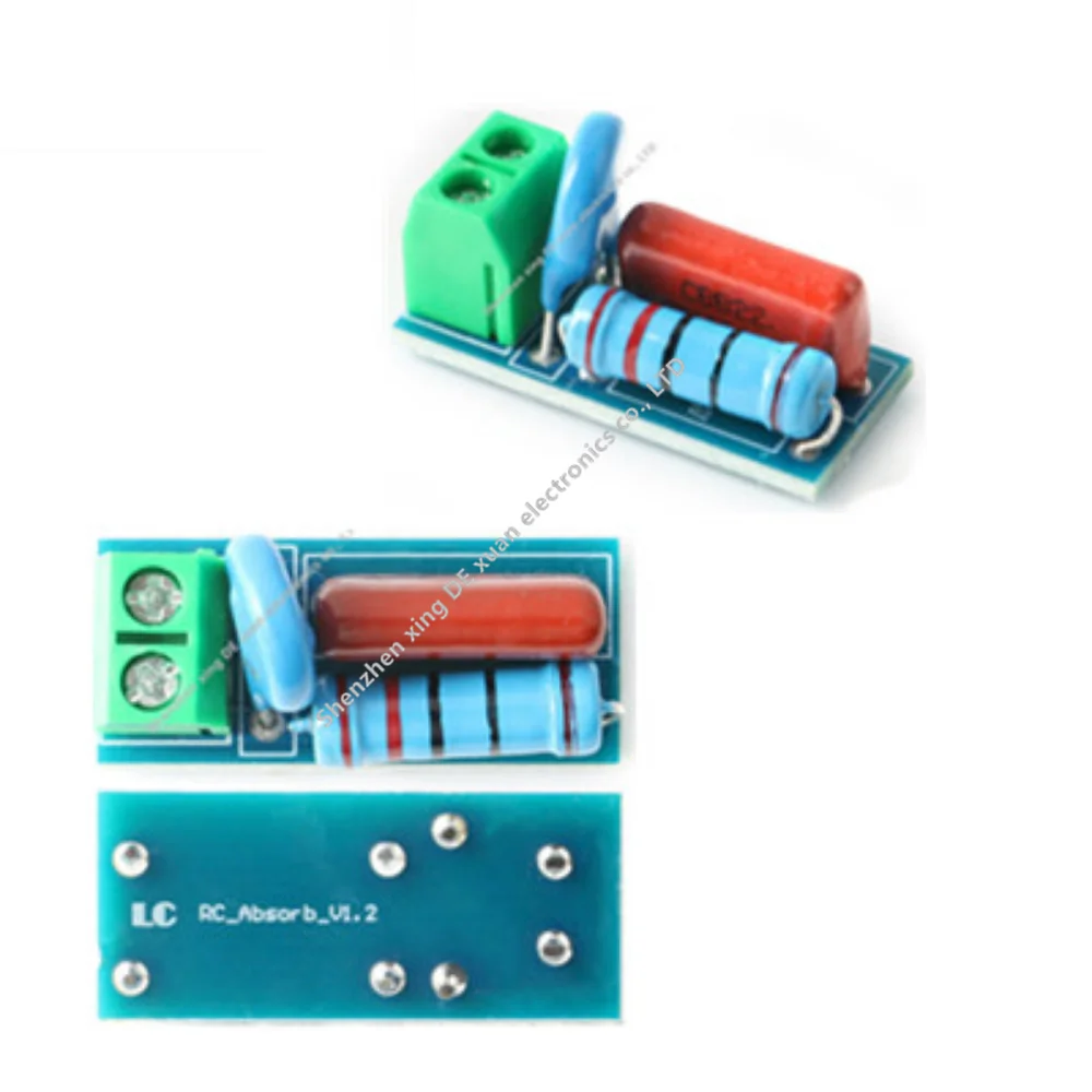 5Pcs Rc Assorbimento/Snubber Modulo Circuito Relè Protezione Contatto Resistenza Assorbimento Di Sovratensione
