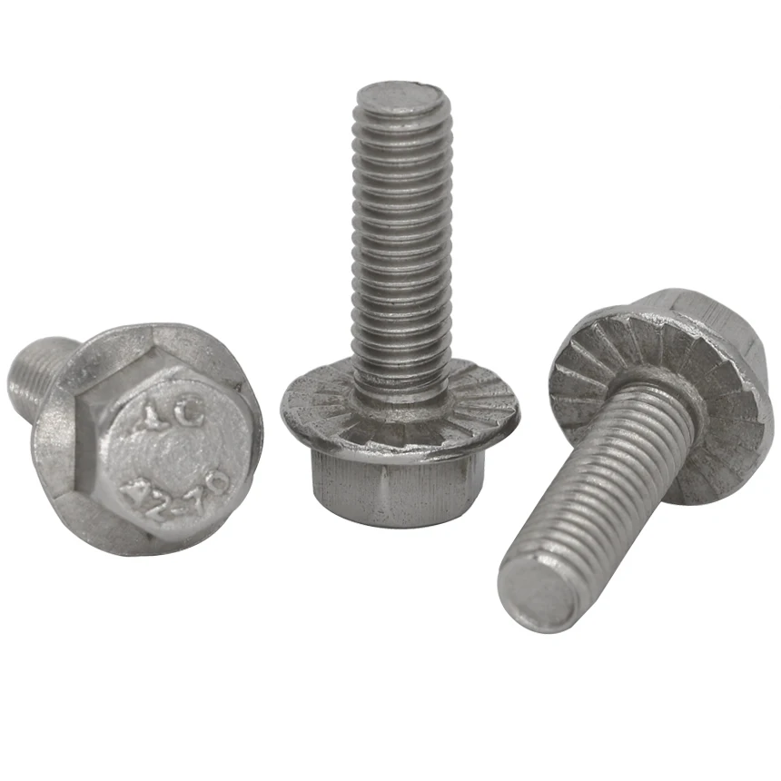 Винт фланцевый M8 * 25 M8x25 M8 * 30 M8x30 M8 * 35 M8x35 M8 * 40 M8x40 304 из нержавеющей стали DIN6921