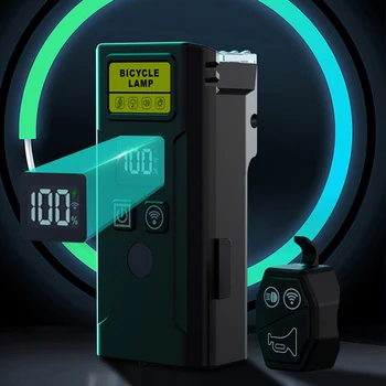 Bicycle Headlight with Horn Smart Light Sensor Bicycle Front Lamp Remote Control Bike Headlight Flashlight Bicycle Accessories 2