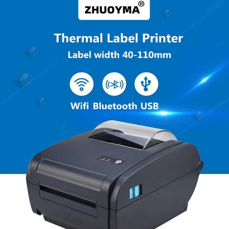 ZHUOYMA92104InchClothinglabelThermalBarcodePrinterJewelryLabelThermalLabelPrinter