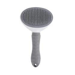Pet Anti - Slip Grooming Brush - Cat Hair Removal Comb & Accessories (Grey)