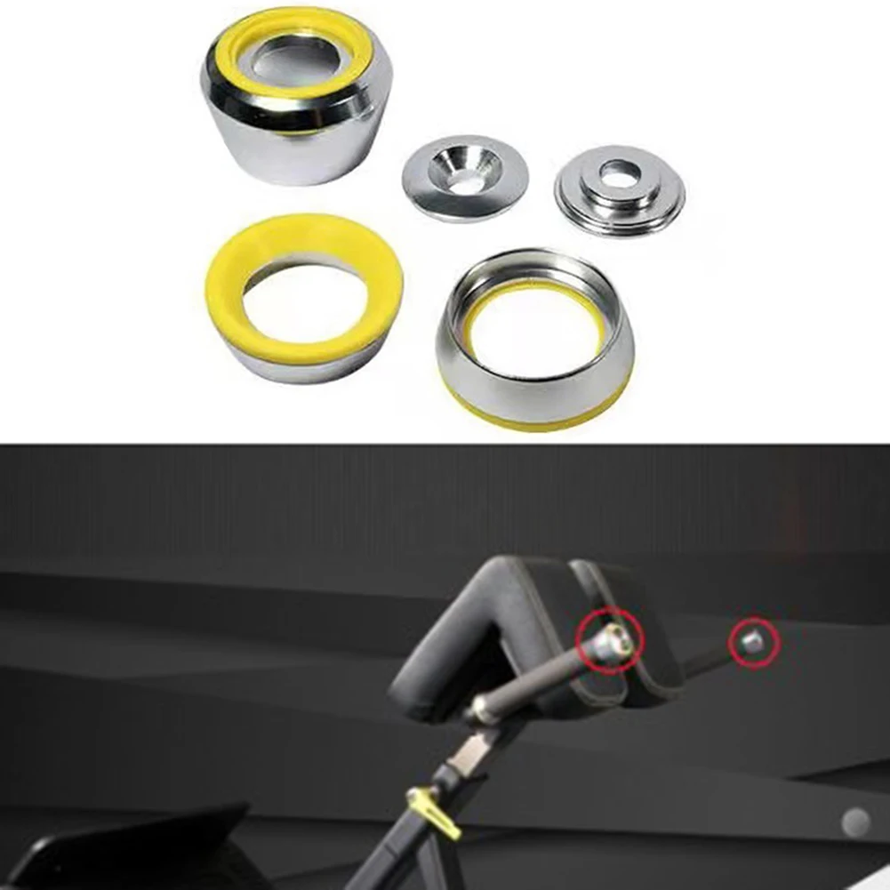 Gym Handlebar Accessories Handlebar Grip End Cap Gym Accessories Aluminum Alloy Firmly Installed Plastic er Gasket