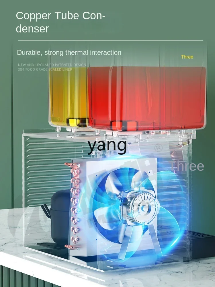 L'm'm Commercial Cold Drink Machine Milk Tea Machine Hot and Cold Stirring Refrigeration Automatic All-in-One