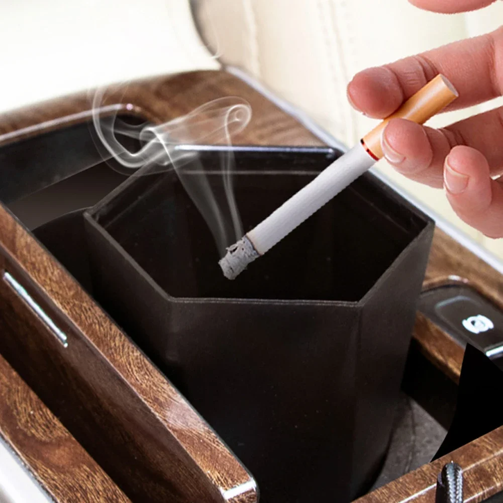 Mini Car Trash Can Portable with Lid for Automotive Home Office car trash can