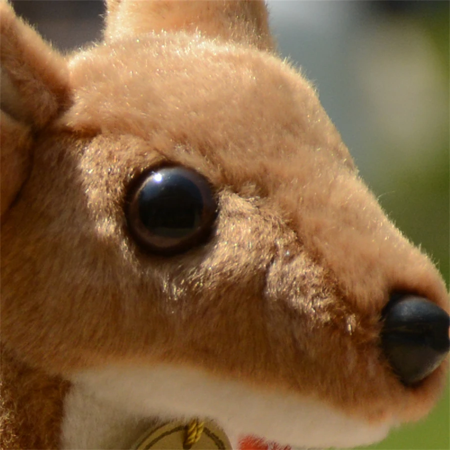 Sika Deer High Fidelity Anime Cute Plushie Buck Plush Toys Lifelike Animals Simulation Stuffed Doll Kawai Toy Gifts For Kids 6