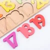 Alphabet Digital Wooden Toys Children 20x20cm Kid Number Letter Matching Jigsaw Board Learning Toy Puzzle Jigsaw for Children 6