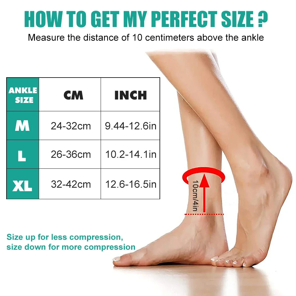 1Pcs Achilles Tendon Support Brace Plantar Fasciitis Sock Ankle Compression Sleeve For Running Tendonitis and Flat Feet Relief ankle support compression socks ankle straps fitness ankle straps ankle support brace