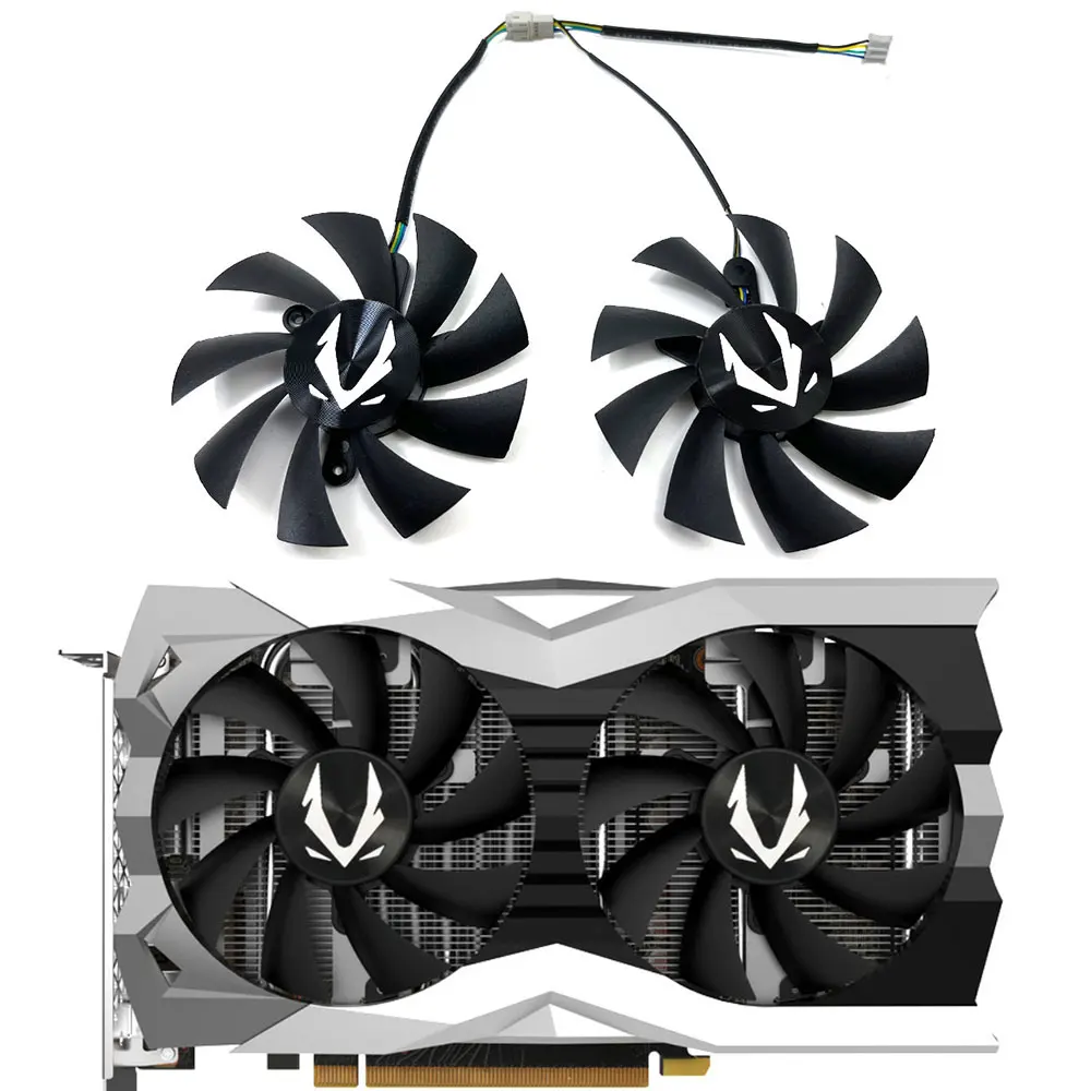 

2PCS/SET GA92A2H CF9015H12S RTX 2060 GPU Fan，For ZOTAC RTX 2060 Twin、2060 SUPER MINI、GTX1660 SUPER AMP Video card cooling fan