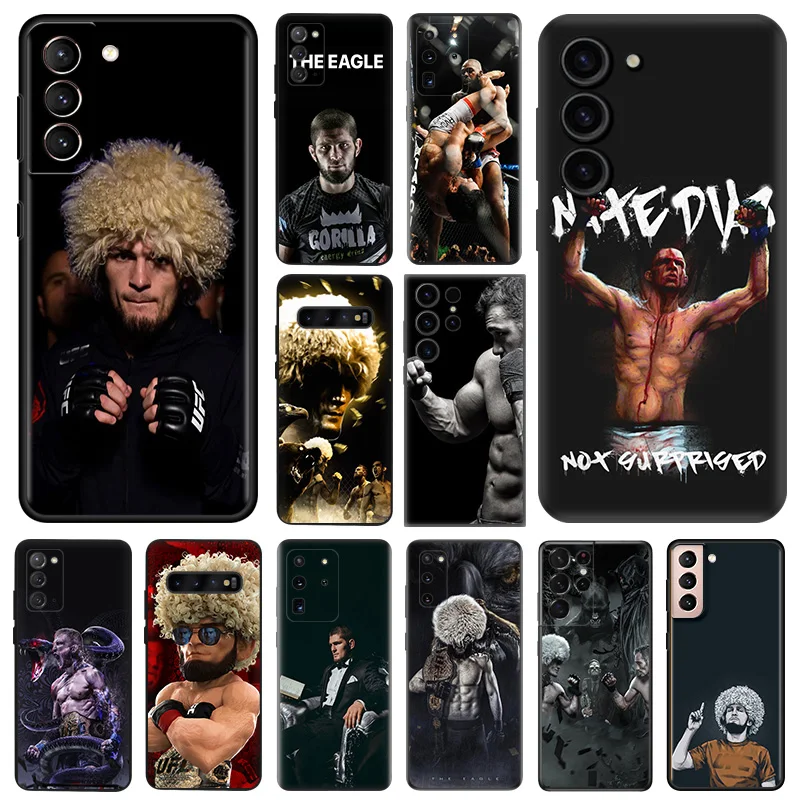 Custodie Morbide In Silicone Per Boxe Khabib Nurmagomedov Cover Per Samsung Galaxy S23 5G S22 S21 S20 Ultra Fe S10 Lite E S8 S9 Plus