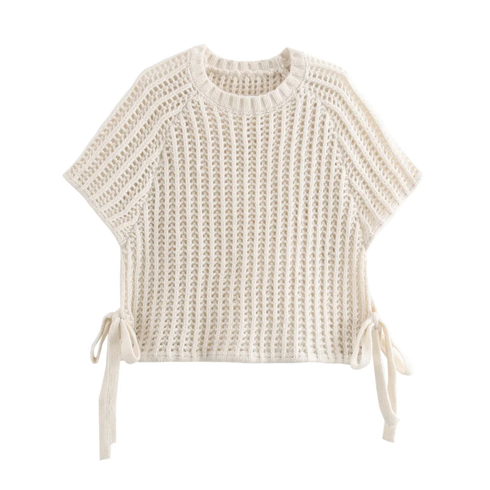 Side View of TRAF Autumn Sweater Top