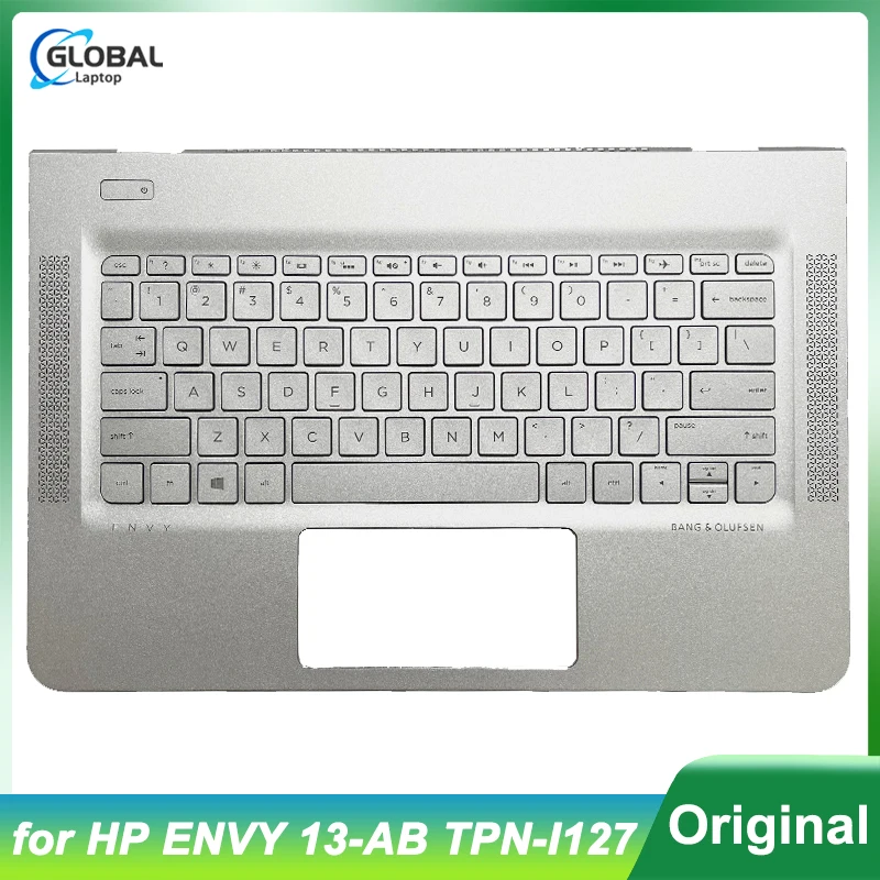 

Original New US/KOR Keyboard for HP ENVY 13-AB TPN-I127 Laptop Palmrest Upper Cover Backlit keyboard Korean 909620-001