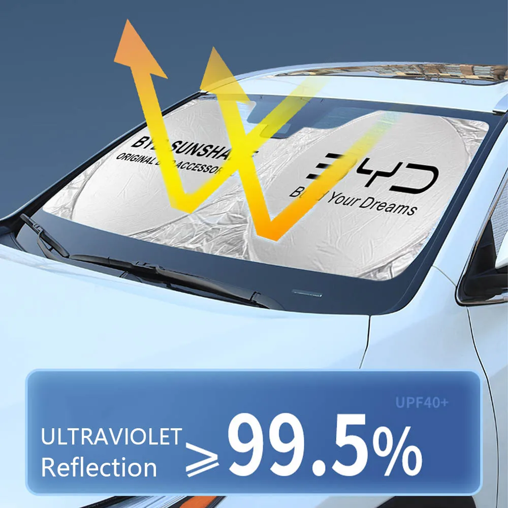 Windshield sunshade car auto accessories for BYD Atto 3 Act Tang F3 E6 Yuan Song Plus EV F0 Qin Han Dolphin S6 Seal
