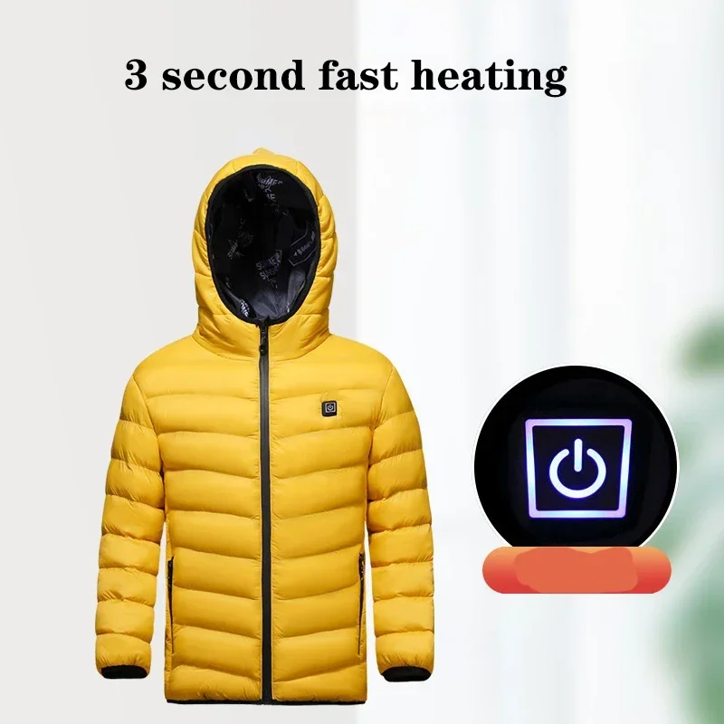 Heated Jacket Heated Jacket For Children Men Women USB Charging Jacket Winter Heated Vest Electric Thermal Clothing Kid Washable Hiking, heated jacket