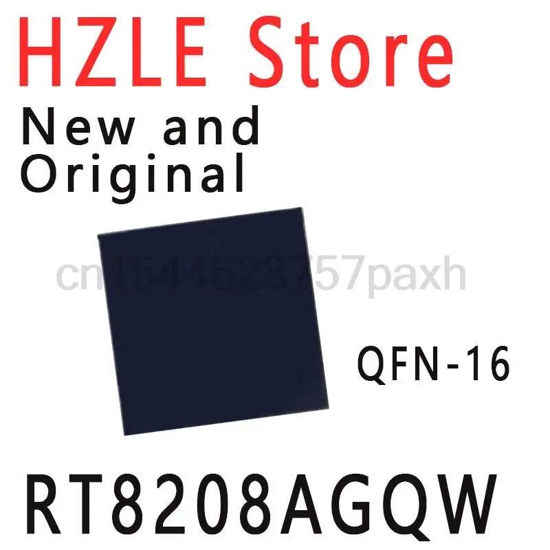 5-10 Pezzi Nuovo E Originale Rt8208A Ff = Ed Ff = Ce Ff = Bk Ff = Bg Ff = Qfn-16 Ronny Ic Rt8208Agqw