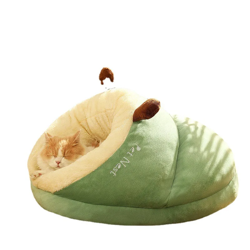 

All Season Dog Nest All Purpose Slippers Cat Nest Winter Semi Enclosed Cat House Cat Bed Cat Nest Pad Kitten Nest Pet Nest