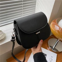 Vintage Simple Shoulder Bags For Women Casual Small Flap Crossbody Bag Purse Girls PU Leather Messenger Handbags bolsa feminina - Image 4