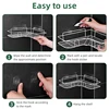 Aluminum Alloy Bathroom Shelves No-drill Corner Shelf Shower Storage Rack Holder Toilet Makeup Organizer for Shampoo Wall Supply 3