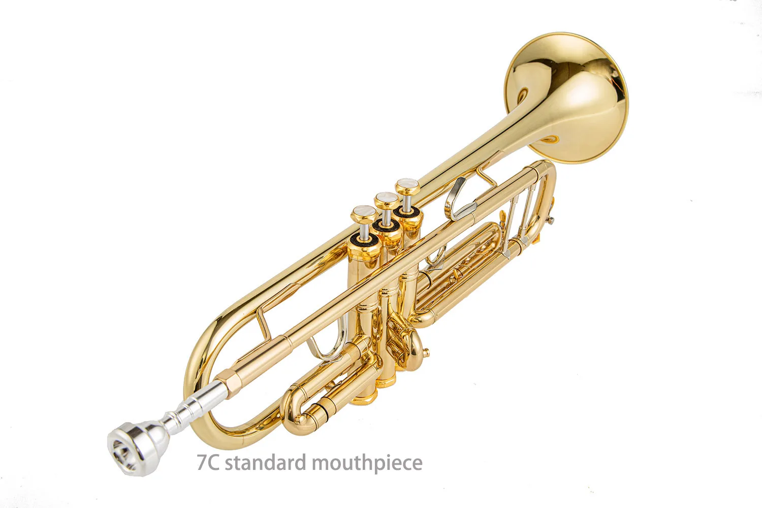 LT180 Professional trumpet B flat paint gold Trumpet School stage play adult Students instrument Bb Trumpet with Monel Valves
