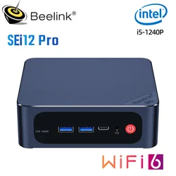 Beelink SEi12 Pro Intel Core i5 1240P i7 1260P 12th Gen 16GB DDR5 NVME 500GB SSD 2.5G LAN Type C Gaming Computer