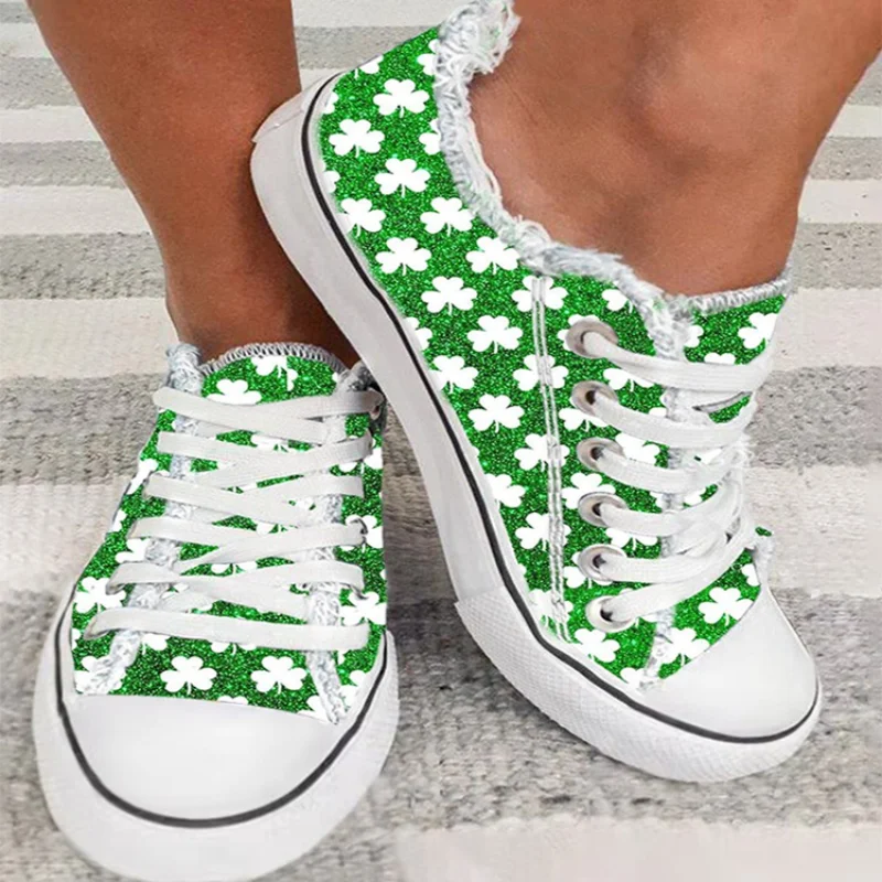 

Floral women's canvas shoes 2023 new outdoor all-match large size 36~43 lace-up sports shoes casual flat women's vulcanized shoe