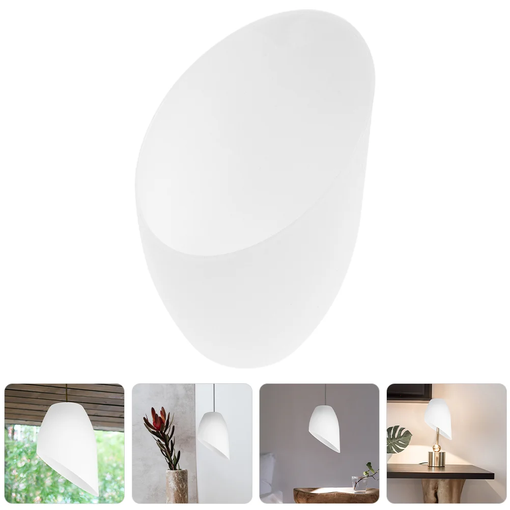 

White Plastic Lamp Shade Horseshoe Lamp Cover Table Lamp Shade Horseshoe Light Cover Lampshade Replacement Light Fixture
