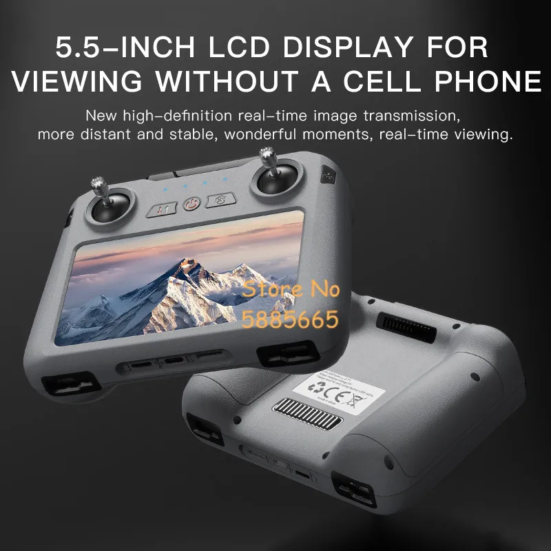4K HD 360 ° 장애물 회피 기능 탑재 5.5인치 화면 FPV RC 드론 5G 5KM 3축 짐벌 원키 드롭 GPS 리턴 원격 조종 쿼드콥터