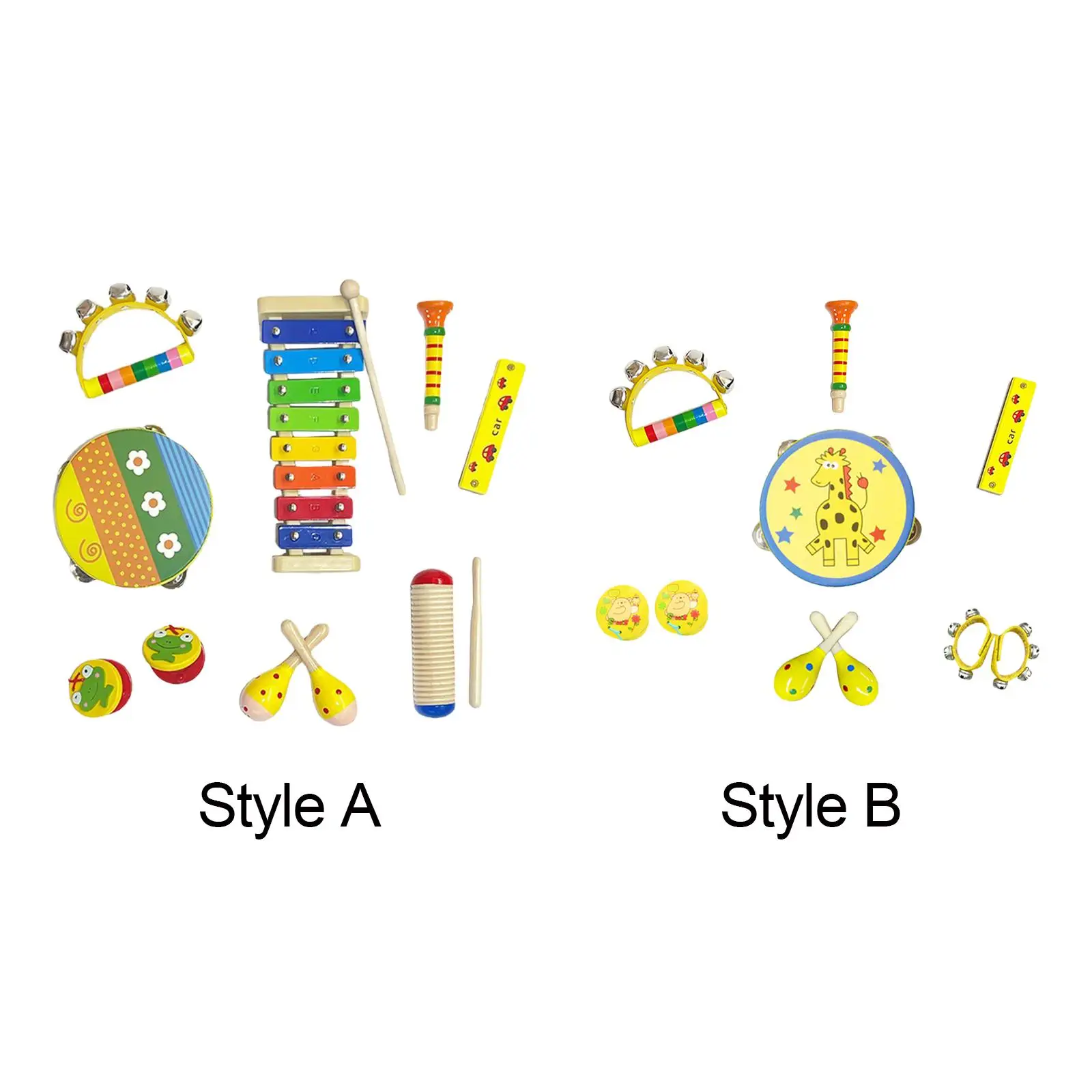 

Montessori Percussion Instrument Colorful Hand Eye Coordination Rhythm for Gift Party Toys Kindergarten Preschool Age 3 to 10