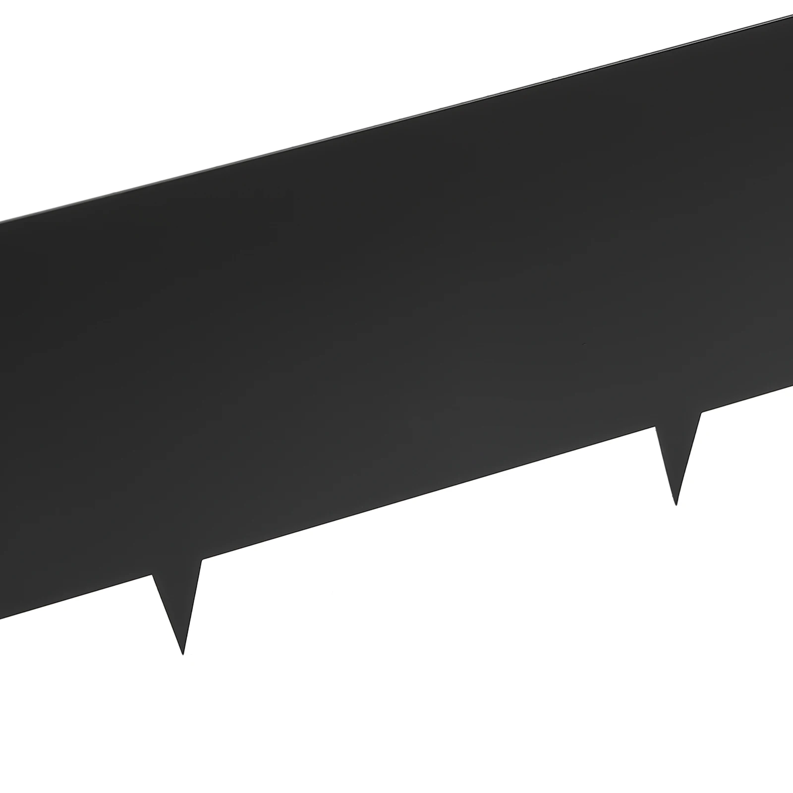Landscape Edging Set of 6, 40in Length, Black Steel, Effective Weed Isolation, Easy to Connect and Install, Durable for Garden