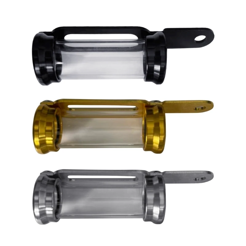Motorcycles Metal Tax Disc Tube Holder Registration Label Stand Scooter Cylinder Paper Placing Tube Waterproof Universal motorcycle tax disc holder
