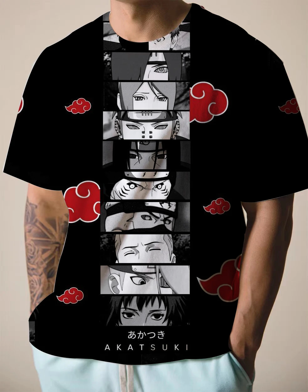 Naruto T Shirt Anime Mens T-Shirt 3D T Shirt Oversized T-Shirt 9 Sb0ecdc9596d54f4fa6575f68df7e8f8bH