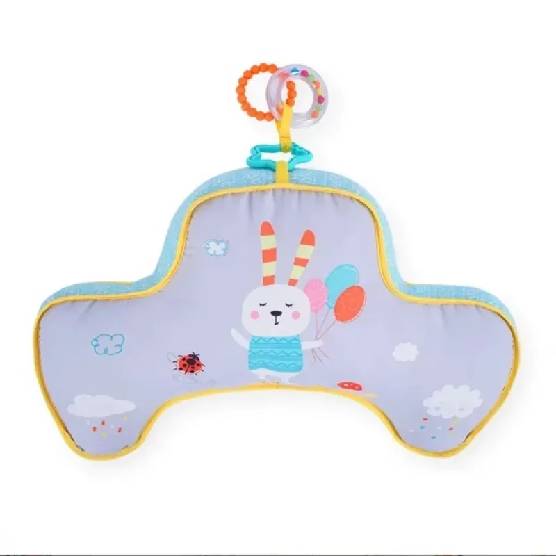 New Baby Pillow Tummy Time Toy  Lying Pillow High Contrast Double-Sided Sensory Toy Newborn Head-up Training Baby Pillows Gifts 5