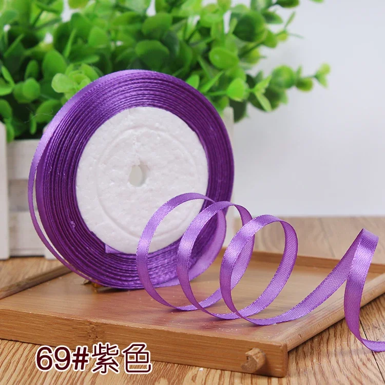 Vibrant Multi-Color Satin Ribbon Collection for Gift Wrapping & Festive Decor