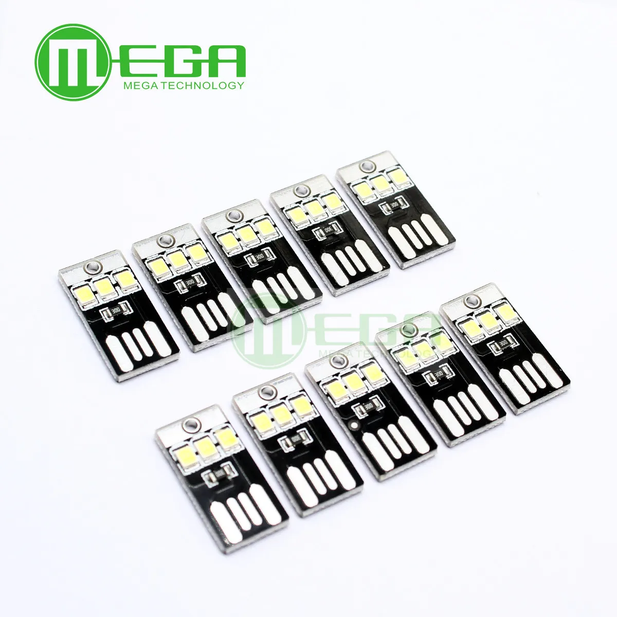 Mini Night USB LED Keychain Portable Power White Board Pocket Card Lamp Bulb LED Black Board 10PCS led night light